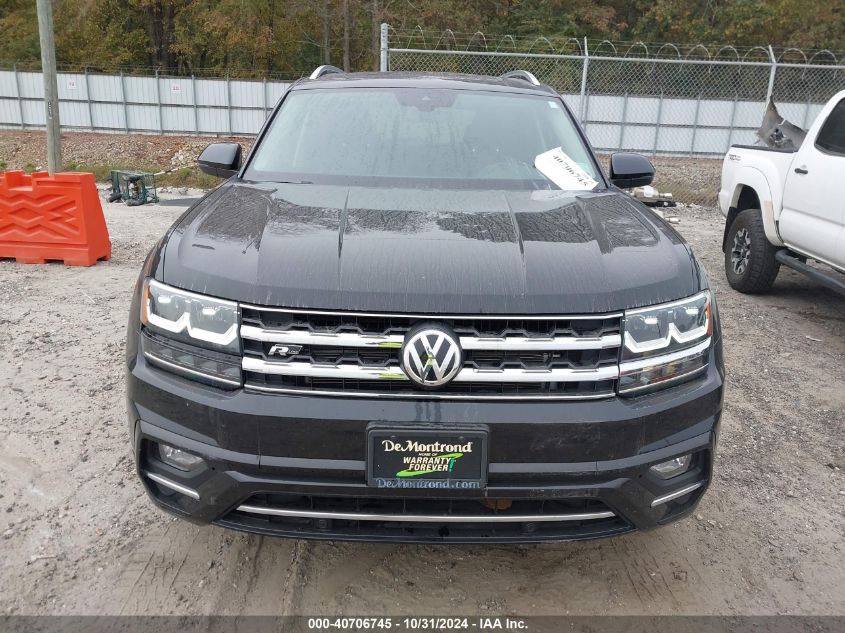 2019 Volkswagen Atlas 3.6L V6 Sel R-Line VIN: 1V2SR2CA0KC600791 Lot: 40706745