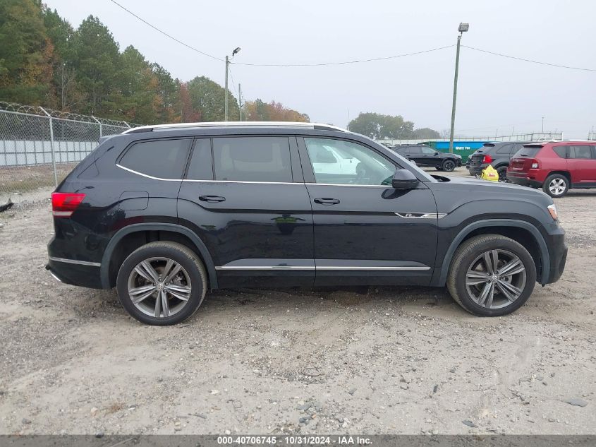 2019 Volkswagen Atlas 3.6L V6 Sel R-Line VIN: 1V2SR2CA0KC600791 Lot: 40706745