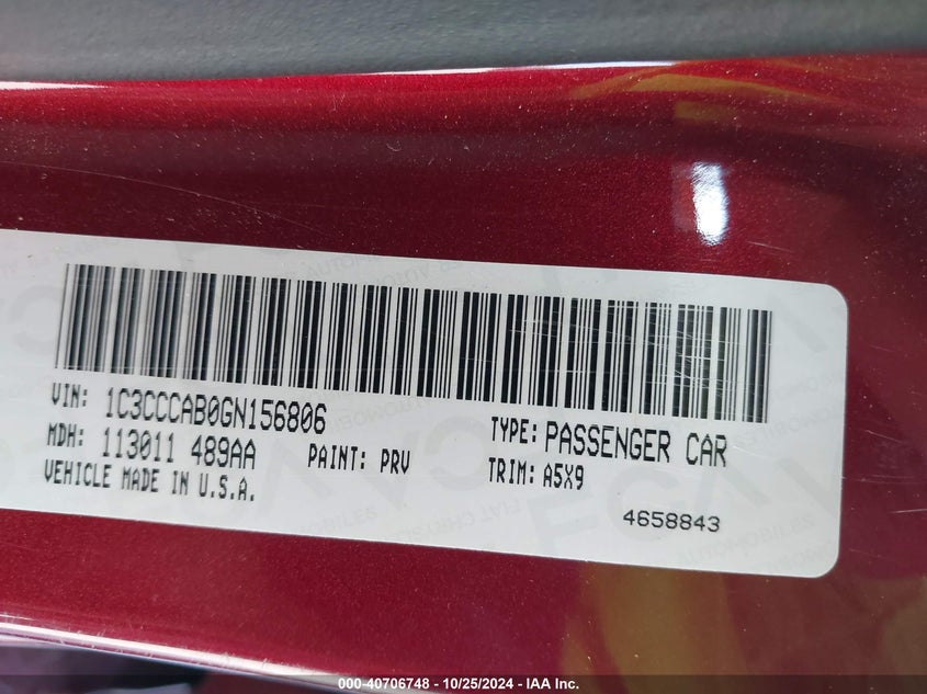 2016 CHRYSLER 200 LIMITED - 1C3CCCAB0GN156806