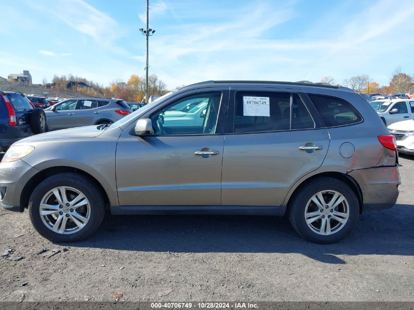 2011 Hyundai Santa Fe Limited V6 VIN: 5XYZKDAG8BG052316 Lot: 40706749