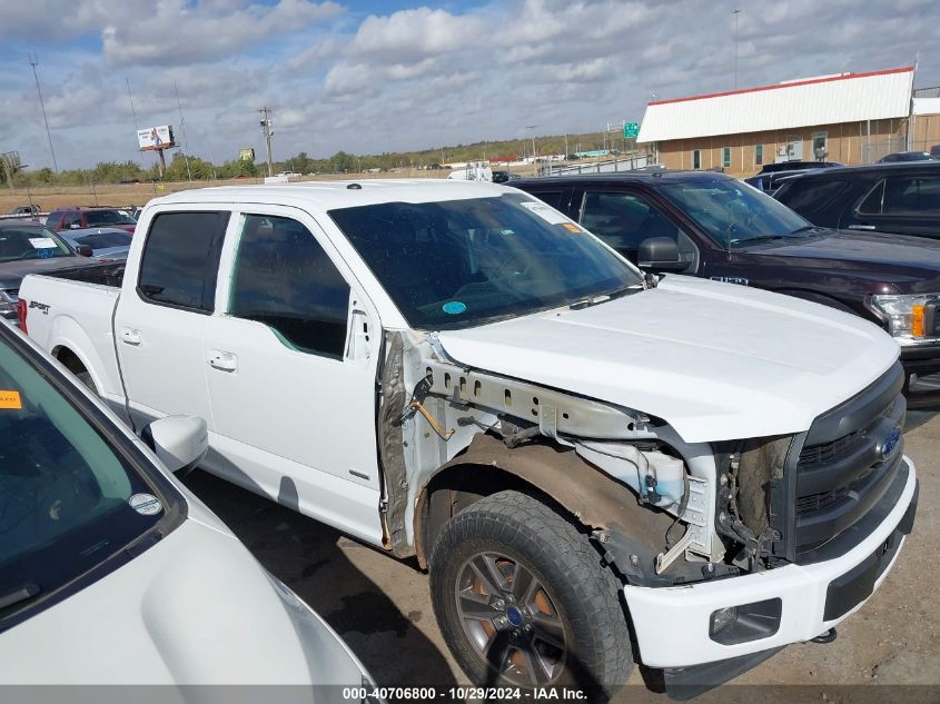 2017 Ford F-150 Lariat VIN: 1FTEW1EGXHFC34526 Lot: 40706800