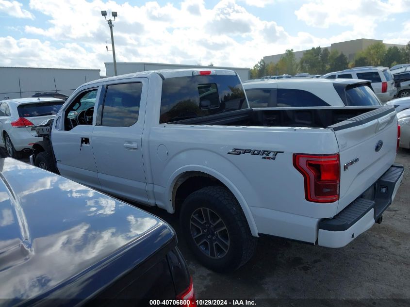 2017 Ford F-150 Lariat VIN: 1FTEW1EGXHFC34526 Lot: 40706800