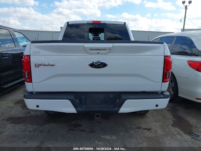 2017 Ford F-150 Lariat VIN: 1FTEW1EGXHFC34526 Lot: 40706800