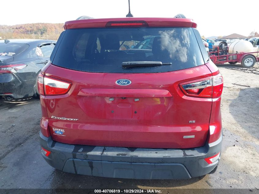 2020 Ford Ecosport Se VIN: MAJ3S2GE3LC391075 Lot: 40706819