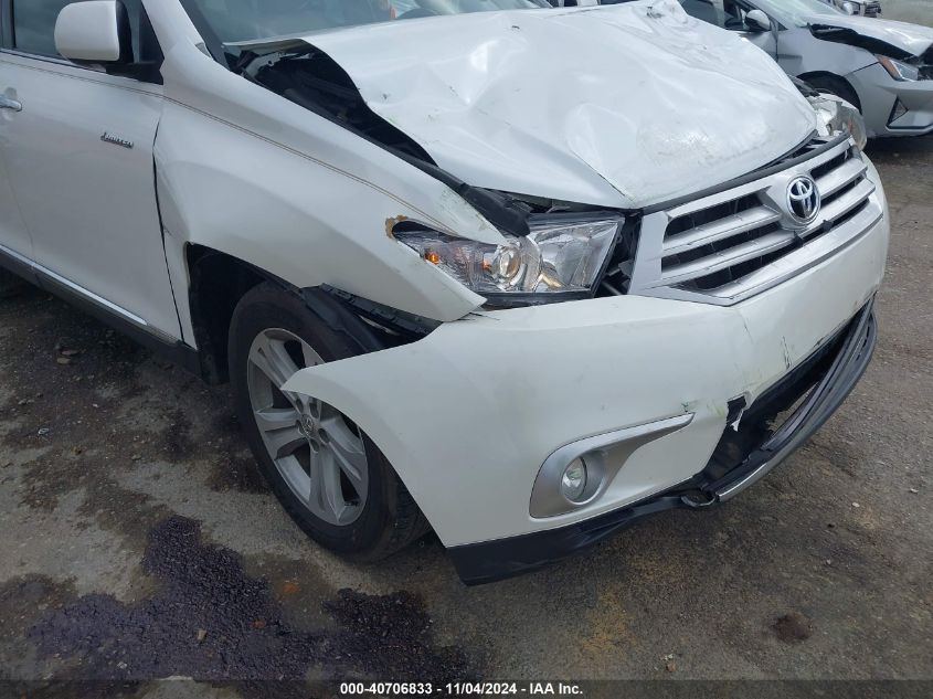 2012 Toyota Highlander Limited V6 VIN: 5TDYK3EHXCS085573 Lot: 40706833