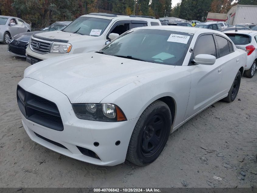 2014 Dodge Charger Police VIN: 2C3CDXAT7EH126088 Lot: 40706842