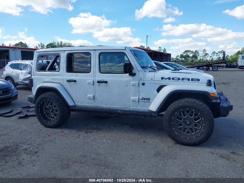 2019 Jeep Wrangler Unlimited Moab 4X4 VIN: 1C4HJXEG2KW541839 Lot: 40706892