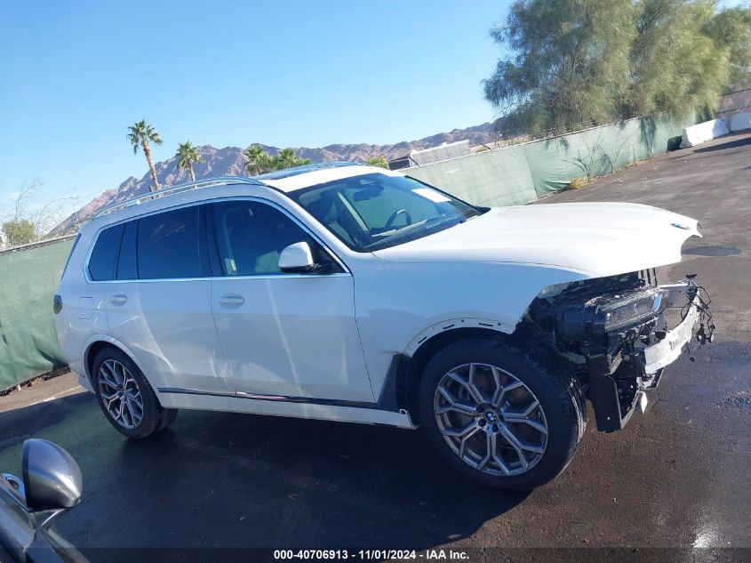 2024 BMW X7 xDrive40I VIN: 5UX23EM0XR9V88231 Lot: 40706913