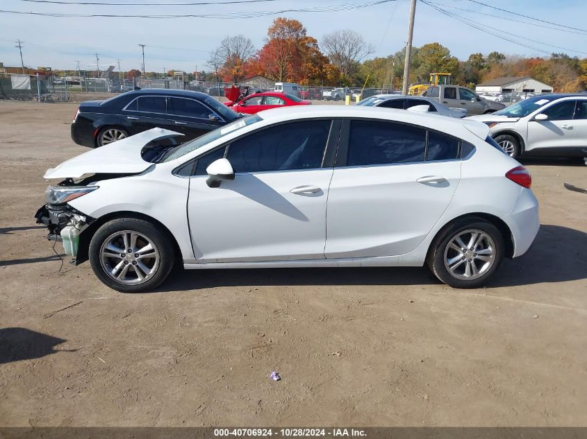 2017 Chevrolet Cruze Lt Auto VIN: 3G1BE6SM4HS528103 Lot: 40706924