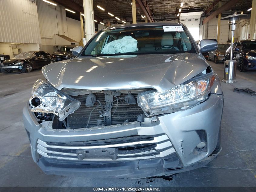 2019 Toyota Highlander Le/Le Plus VIN: 5TDBZRFH2KS717533 Lot: 40706975