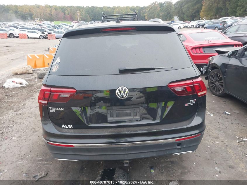 2018 Volkswagen Tiguan 2.0T Se/2.0T Sel VIN: 3VV2B7AX4JM006424 Lot: 40707013