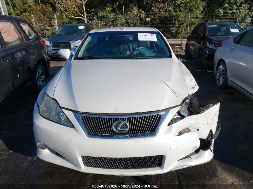 2010 Lexus Is 350C VIN: JTHFE2C25A2504536 Lot: 40707026