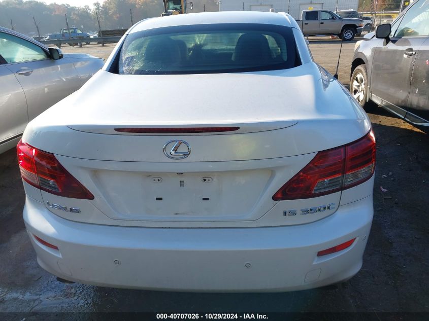 2010 Lexus Is 350C VIN: JTHFE2C25A2504536 Lot: 40707026