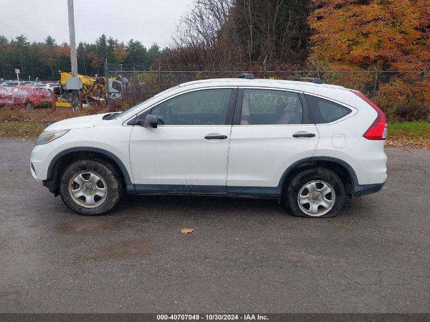 2015 Honda Cr-V Lx VIN: 5J6RM4H34FL014695 Lot: 40707049