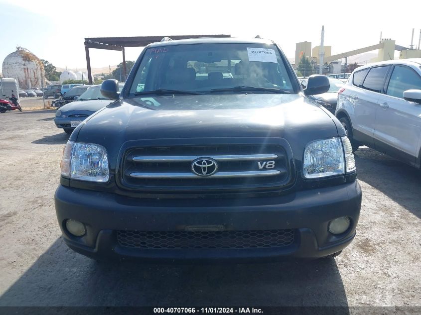 2002 Toyota Sequoia Limited V8 VIN: 5TDZT38A62S133598 Lot: 40707066