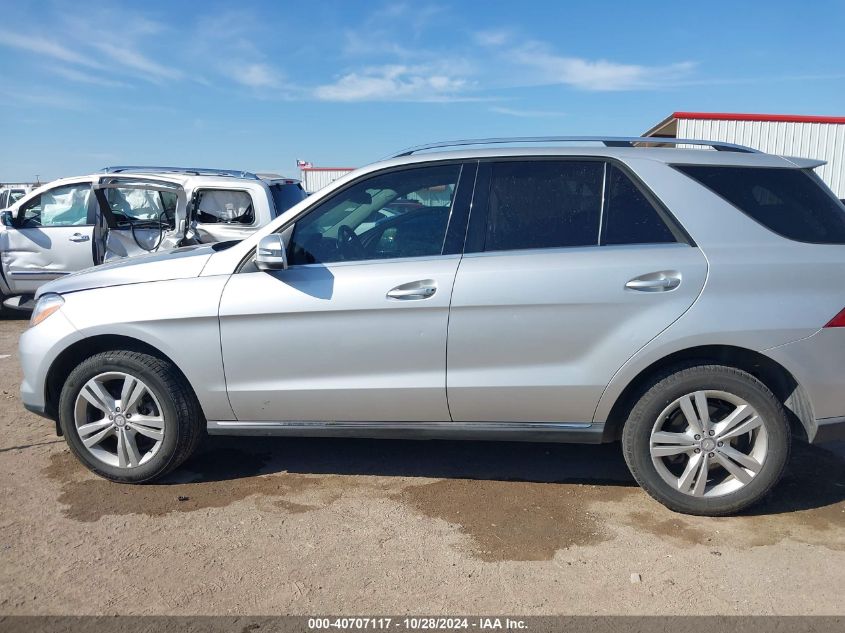 2014 Mercedes-Benz Ml 350 4Matic VIN: 4JGDA5HB5EA415944 Lot: 40707117