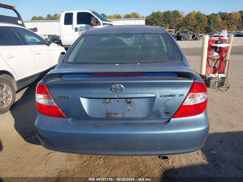 2003 Toyota Camry Se V6 VIN: 4T1BF30K53U560034 Lot: 40707136