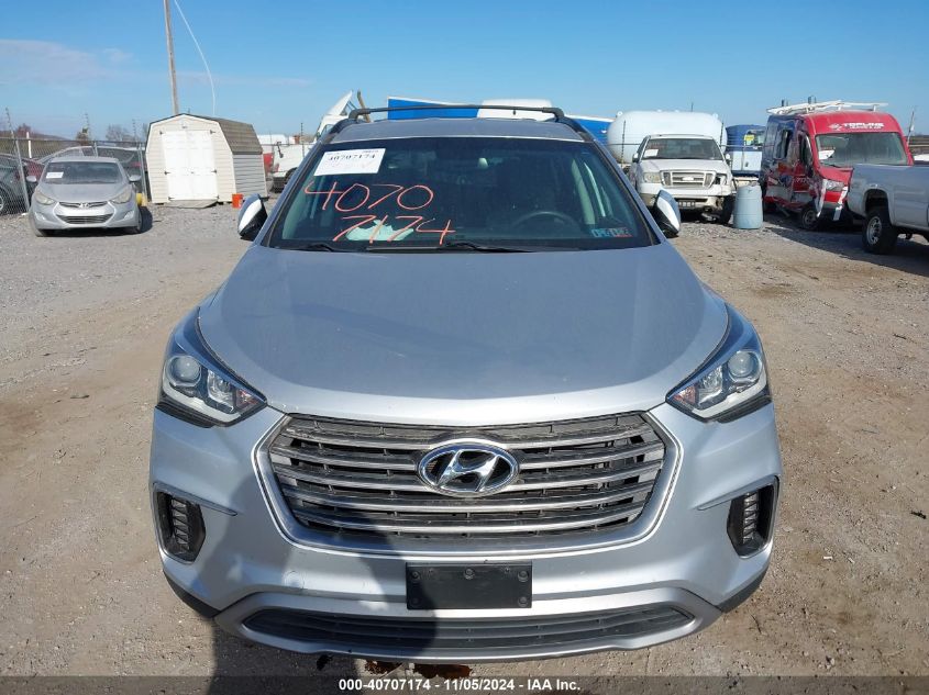 2017 Hyundai Santa Fe Se VIN: KM8SMDHF1HU174494 Lot: 40707174