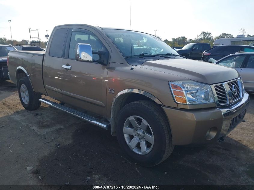 2004 Nissan Titan Le VIN: 1N6AA06B04N570323 Lot: 40707215