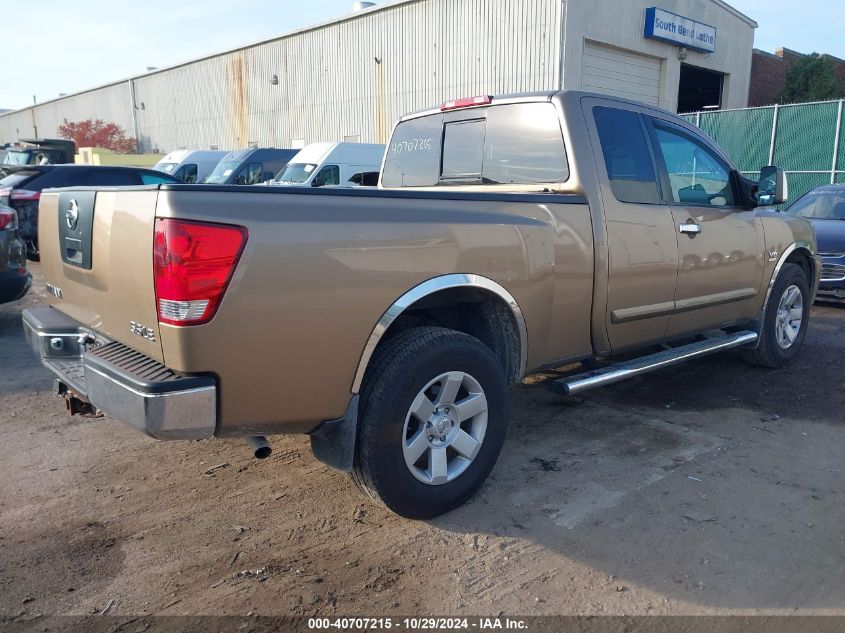 2004 Nissan Titan Le VIN: 1N6AA06B04N570323 Lot: 40707215