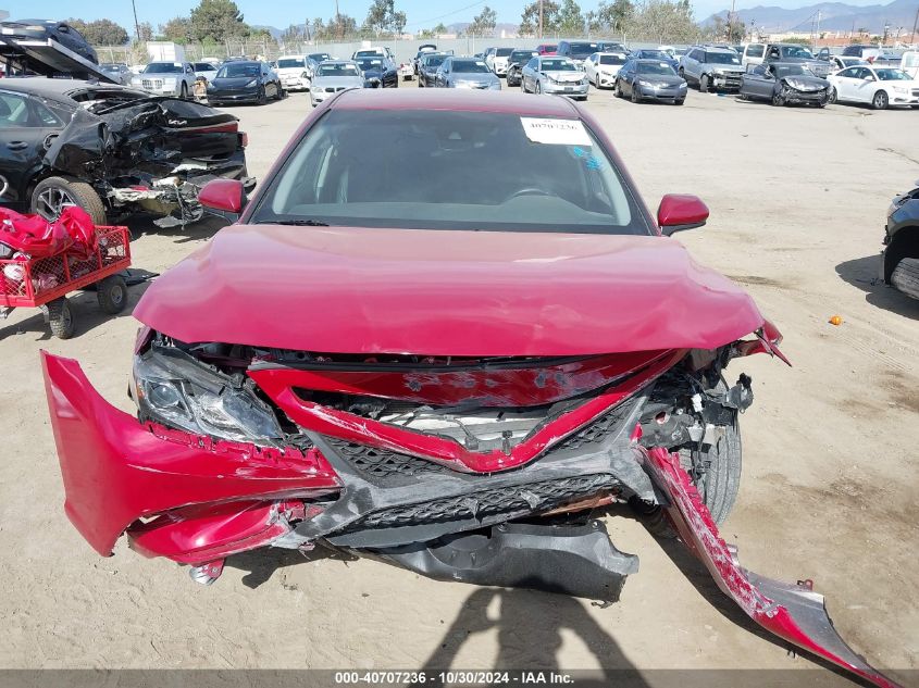 2018 Toyota Camry Se VIN: 4T1B11HK5JU521612 Lot: 40707236