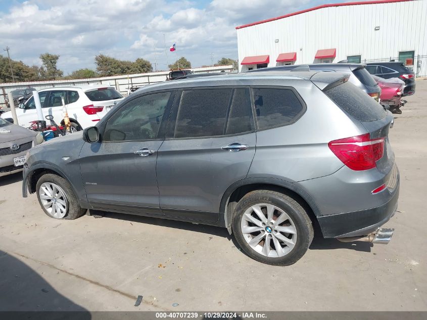 2013 BMW X3 xDrive28I VIN: 5UXWX9C51DL874684 Lot: 40707239