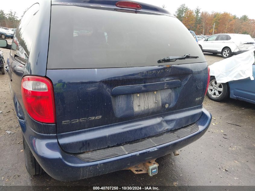 2006 Dodge Caravan Sxt VIN: 1D4GP45R36B502123 Lot: 40707250