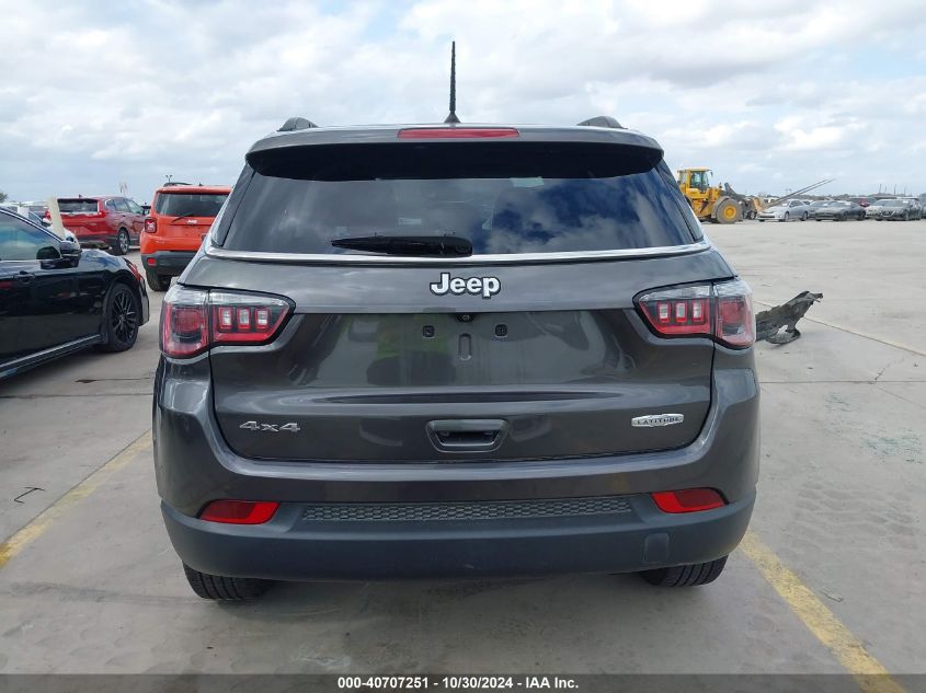 2018 Jeep Compass Latitude 4X4 VIN: 3C4NJDBB0JT308038 Lot: 40707251