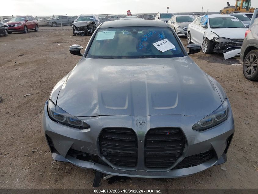 2024 BMW M3 Competition xDrive VIN: WBS43AY02RFR84869 Lot: 40707265