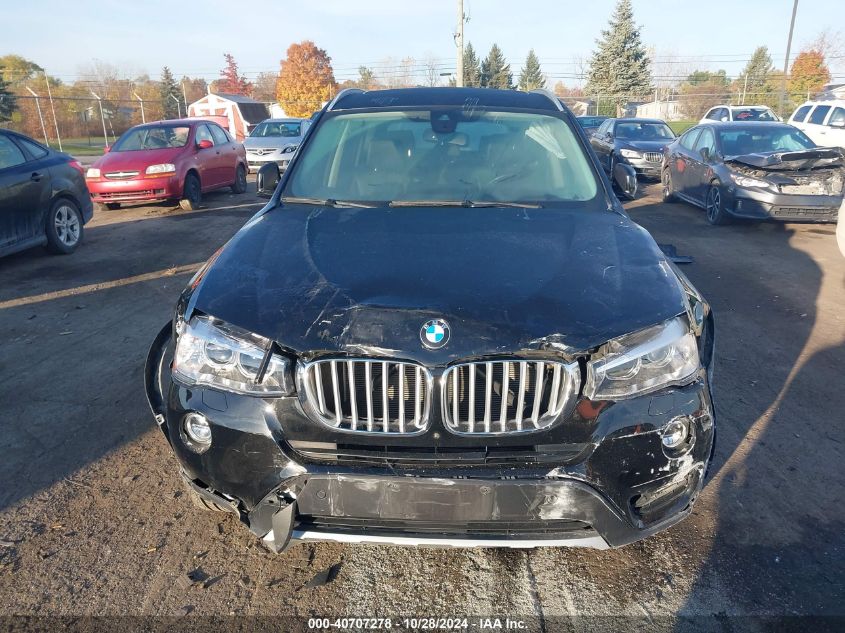 2017 BMW X3 xDrive28I VIN: 5UXWX9C53H0D96844 Lot: 40707278