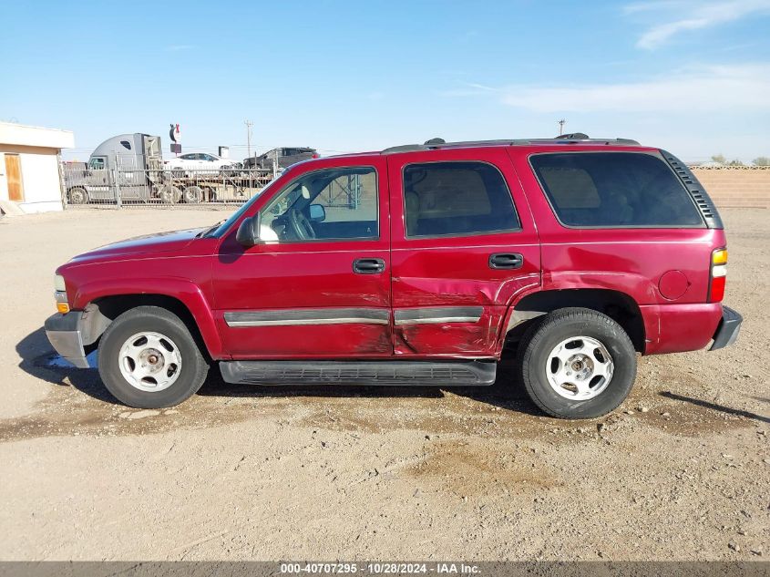 2004 Chevrolet Tahoe Ls VIN: 1GNEK13Z14R211572 Lot: 40707295