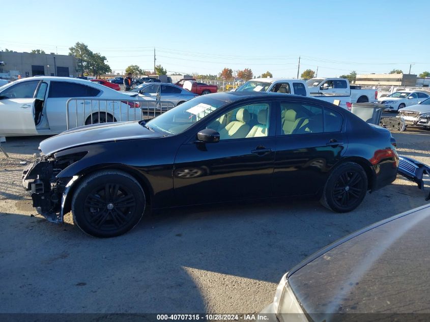 2012 Infiniti G37 Journey VIN: JN1CV6AP6CM620414 Lot: 40707315