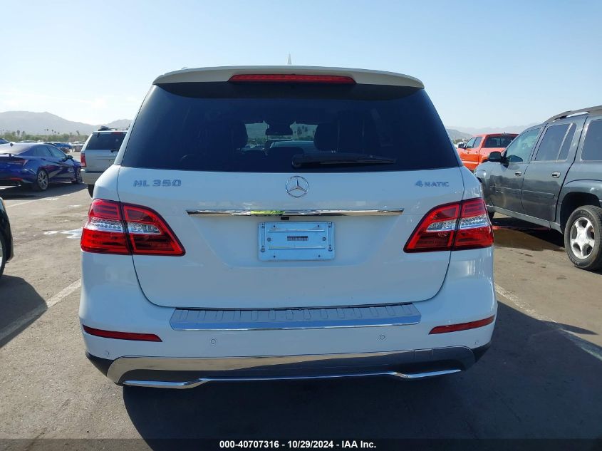 2014 Mercedes-Benz Ml 350 4Matic VIN: 4JGDA5HB0EA357953 Lot: 40707316