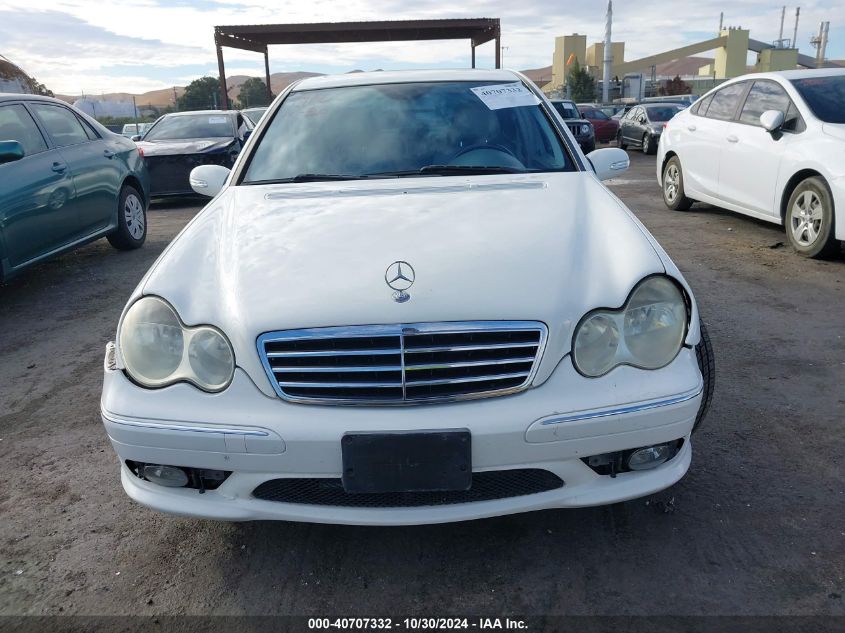 2006 Mercedes-Benz C 230 Sport VIN: WDBRF52H76A889371 Lot: 40707332