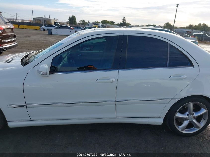 2006 Mercedes-Benz C 230 Sport VIN: WDBRF52H76A889371 Lot: 40707332