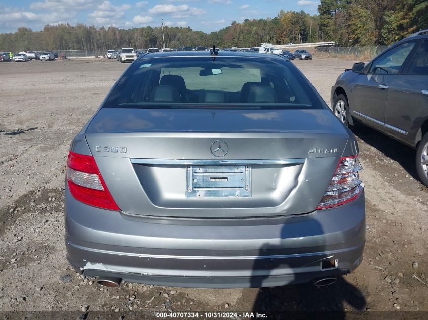 2008 Mercedes-Benz C 300 Luxury 4Matic/Sport 4Matic VIN: WDDGF81XX9F063449 Lot: 40707334