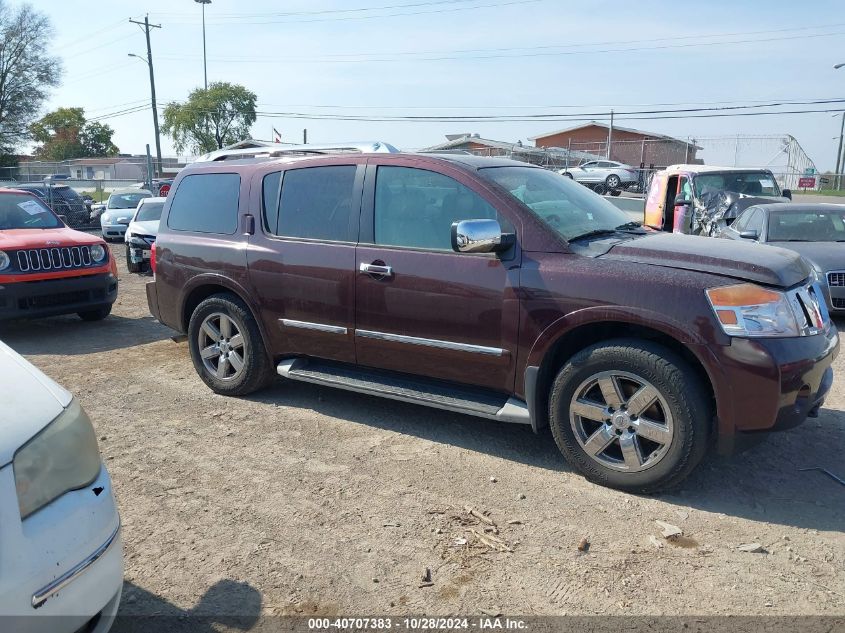 2013 Nissan Armada Platinum VIN: 5N1AA0NE7DN612450 Lot: 40707383