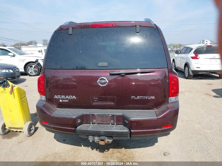 2013 Nissan Armada Platinum VIN: 5N1AA0NE7DN612450 Lot: 40707383