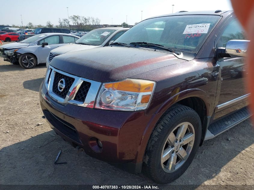 2013 Nissan Armada Platinum VIN: 5N1AA0NE7DN612450 Lot: 40707383