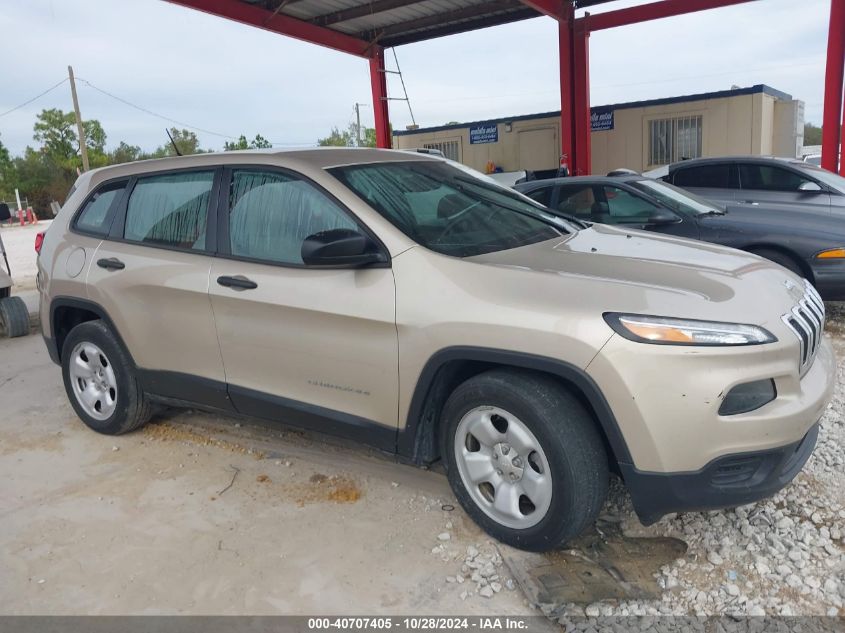 2015 Jeep Cherokee Sport VIN: 1C4PJLABXFW720991 Lot: 40707405