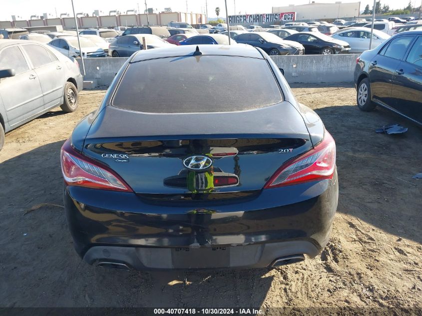 2013 Hyundai Genesis Coupe 2.0T VIN: KMHHT6KD9DU099800 Lot: 40707418