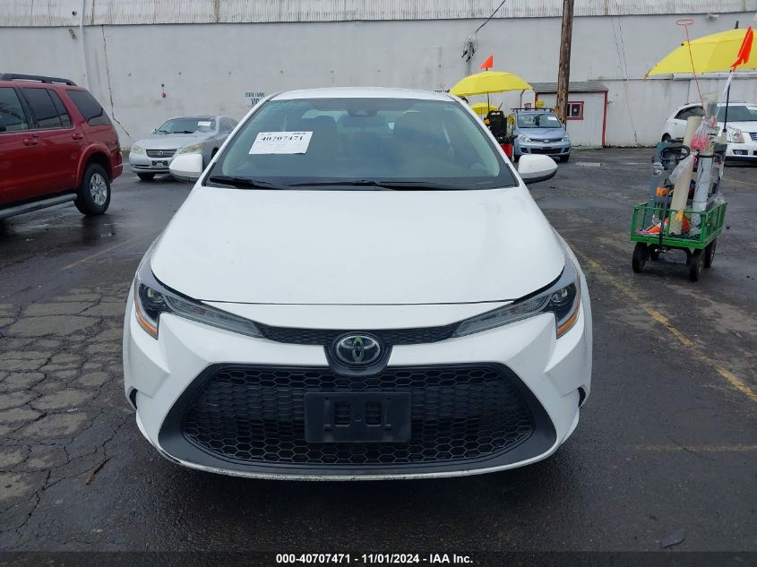 2020 Toyota Corolla L VIN: 5YFDPRAE8LP144787 Lot: 40707471