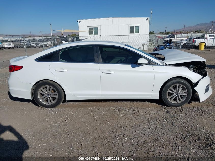 2015 Hyundai Sonata Se VIN: 5NPE24AF6FH123291 Lot: 40707489