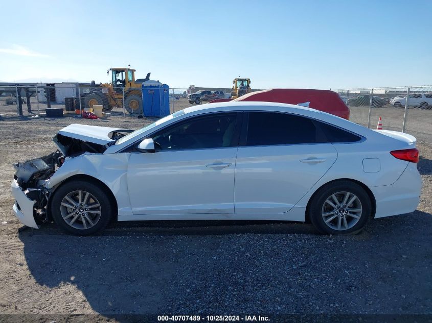 2015 Hyundai Sonata Se VIN: 5NPE24AF6FH123291 Lot: 40707489