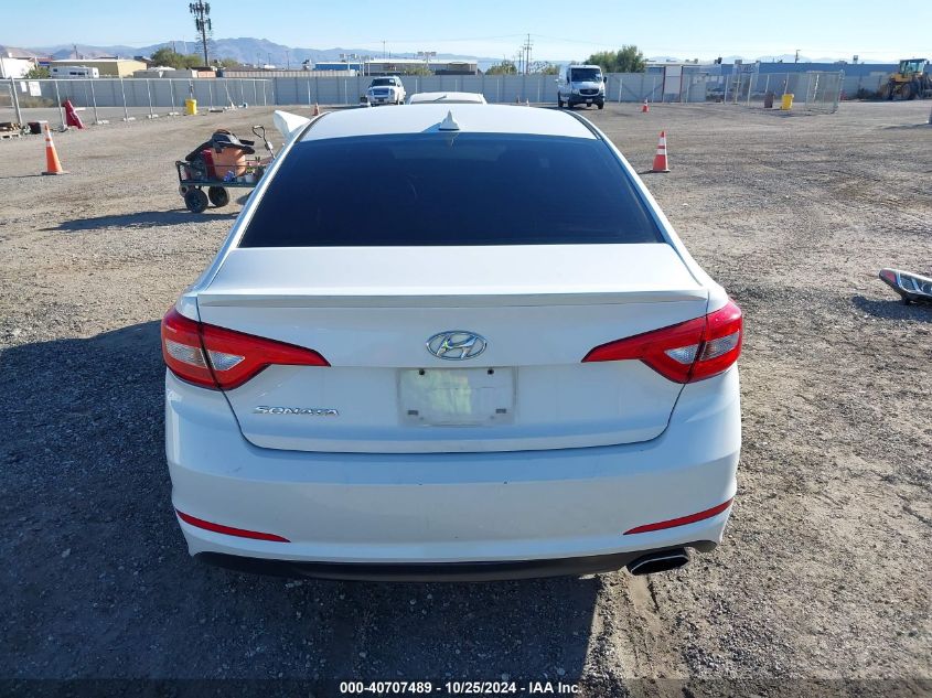 2015 Hyundai Sonata Se VIN: 5NPE24AF6FH123291 Lot: 40707489