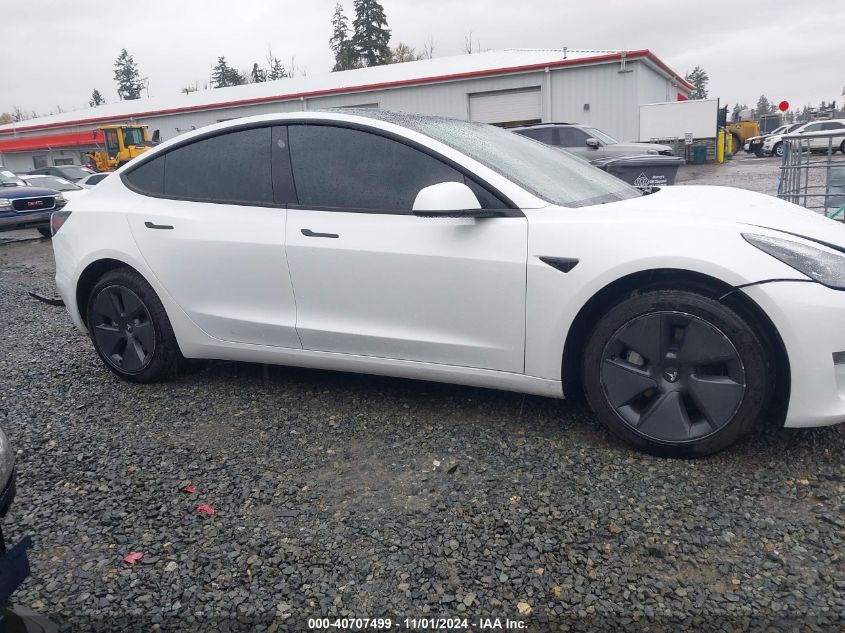 2023 Tesla Model 3 Rear-Wheel Drive VIN: 5YJ3E1EA6PF506465 Lot: 40707499