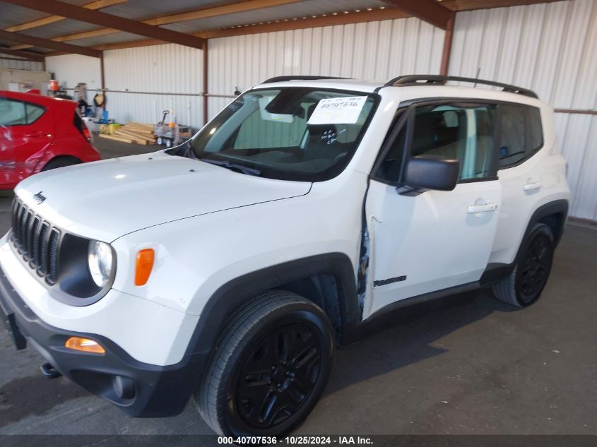 2021 Jeep Renegade Upland 4X4 VIN: ZACNJDAB7MPM27375 Lot: 40707536