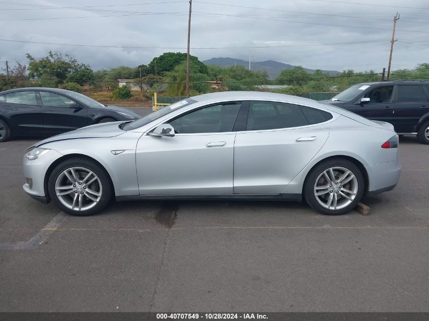 2013 TESLA MODEL S VIN: 5YJSA1AC3DFP10537