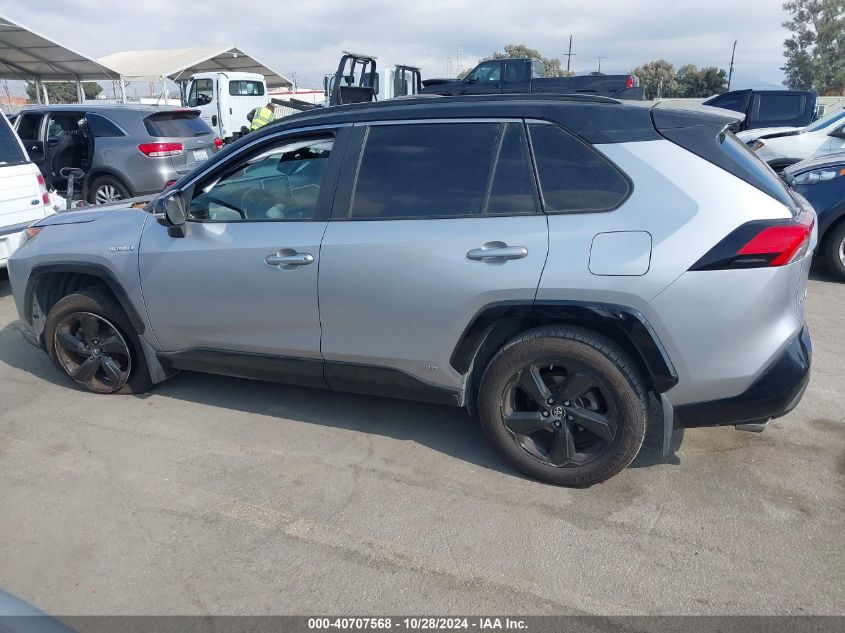 2019 Toyota Rav4 Hybrid Xse VIN: JTMEWRFV7KJ022912 Lot: 40707568