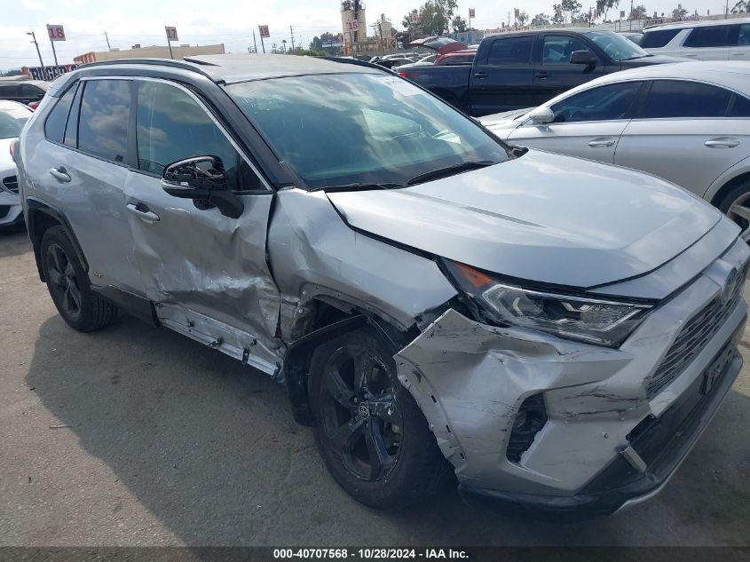 2019 Toyota Rav4 Hybrid Xse VIN: JTMEWRFV7KJ022912 Lot: 40707568